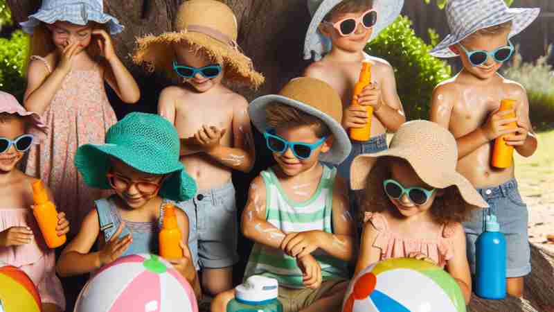 7 Essential Sun Safety Tips for Kids: Protecting Your Little Explorers, Concept art for illustrative purpose, tags: für - Monok