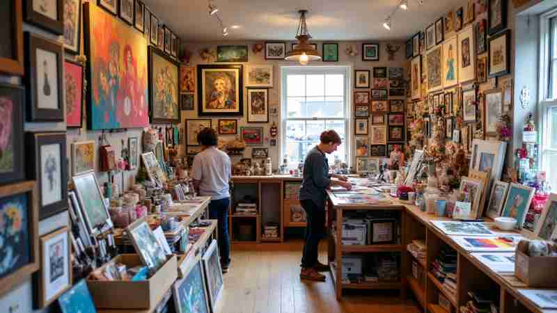 Irregular Art Hub: A Creative Oasis in Kettering, Concept art for illustrative purpose, tags: ein kreativität, und - Monok