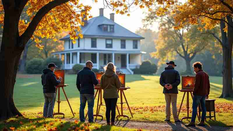 21st Wet Paint Festival Celebrates Art and Nature in Long Island, Concept art for illustrative purpose, tags: und auf - Monok